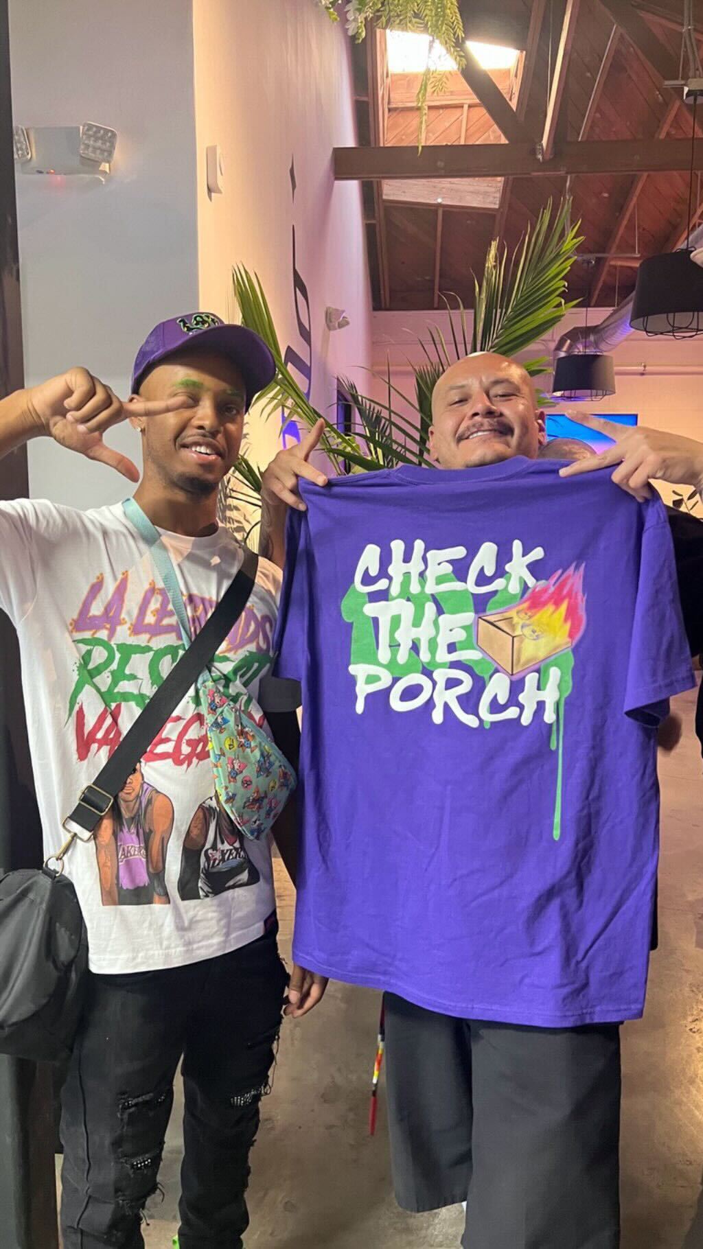 Check the porch t shirt