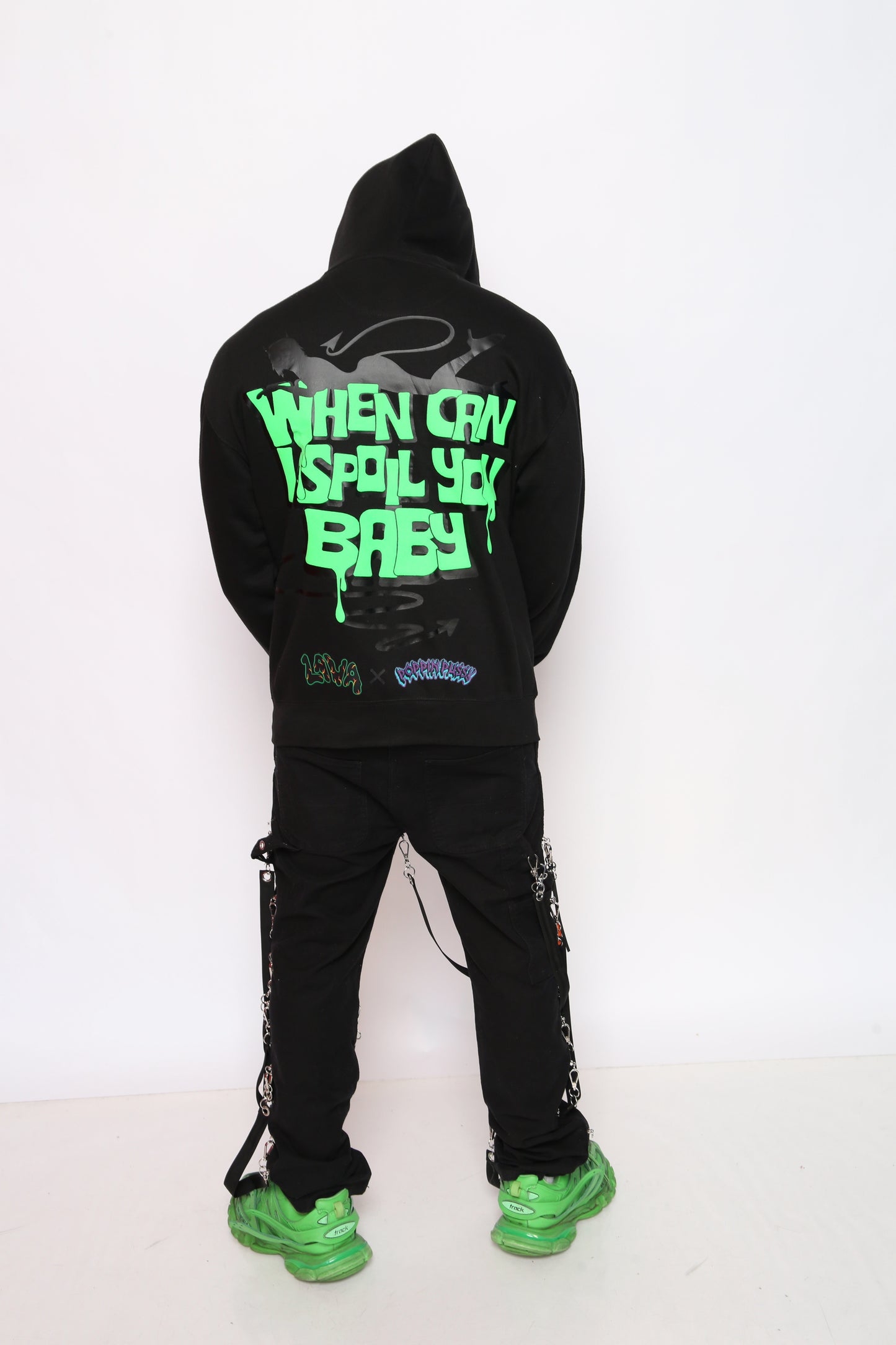 Lava x Popppin "when can i spoil you" zip hoodie