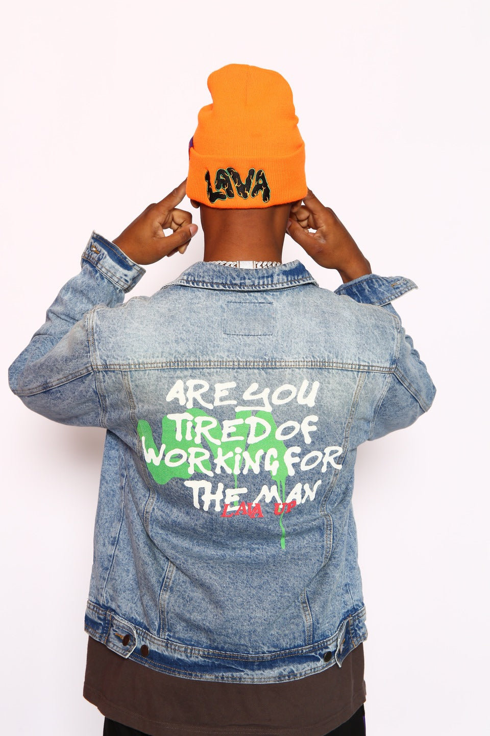 LAVA UP Blue jean Denim jacket