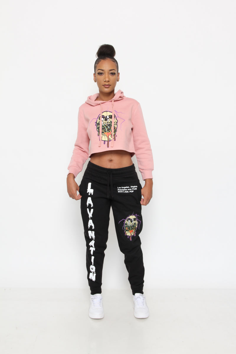 Fashion nova crop top top hoodie
