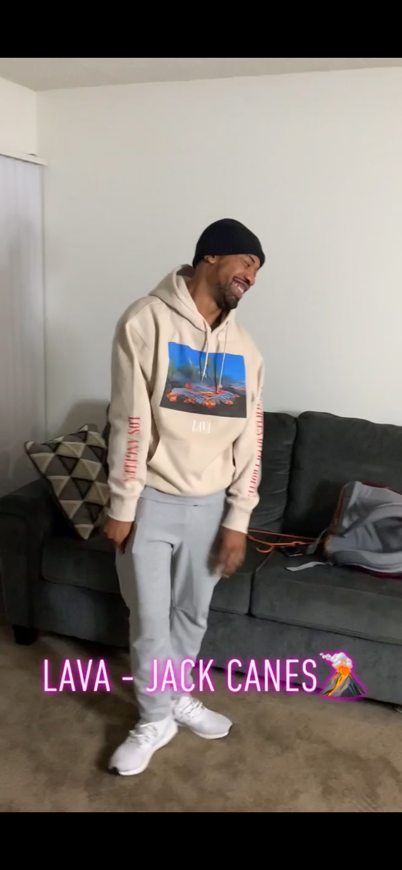 Lava Tan Canvas hoodie