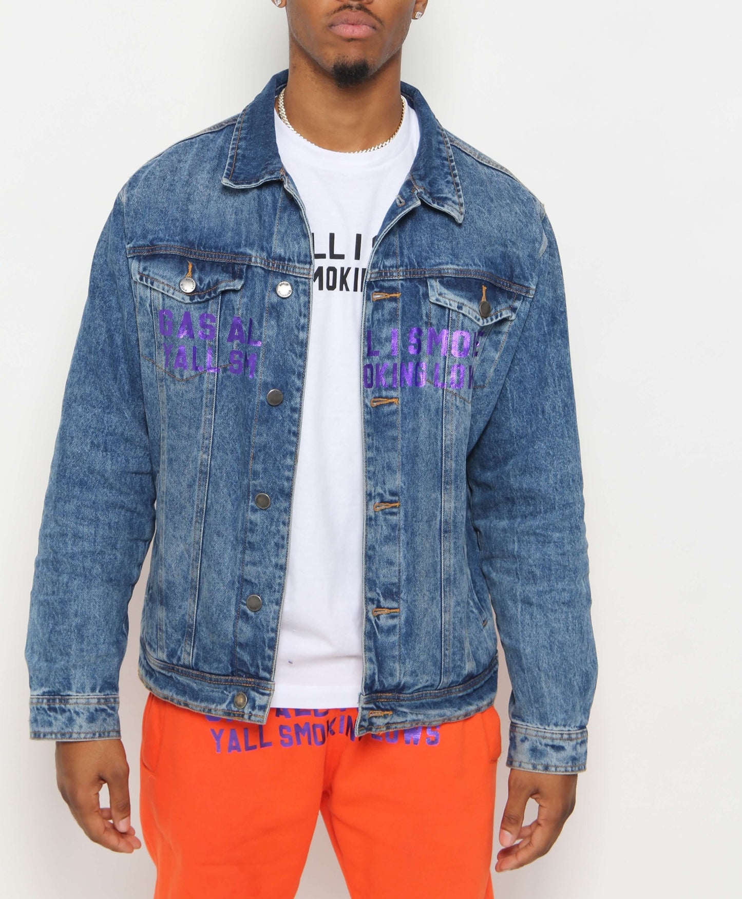 LAVA Scottie Skulcano Blue Jean Denim Jacket