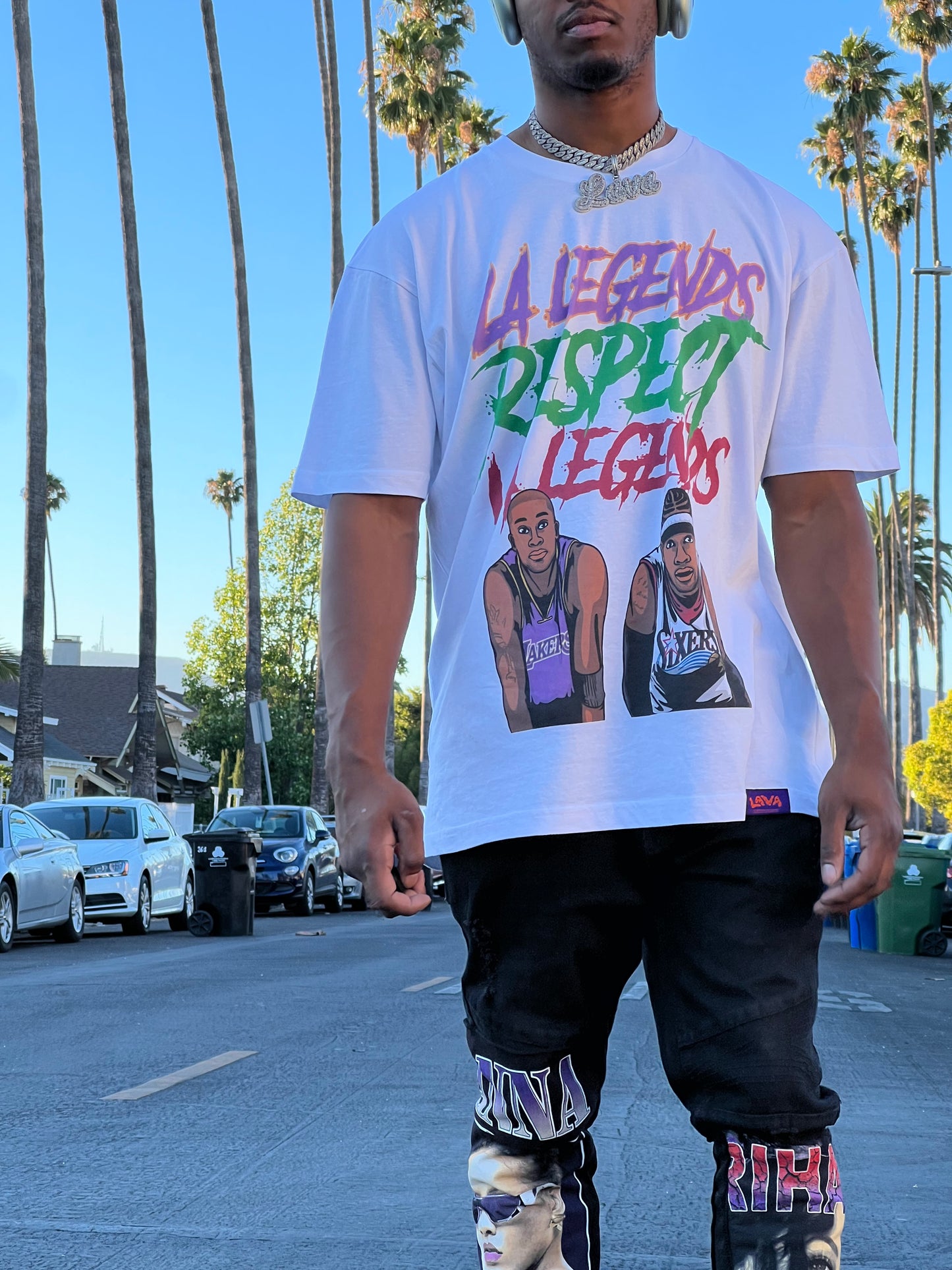 Lava Legends : Kobe Bryant x Allen Iverson t-shirt