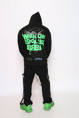 Lava x Popppin   "when can i spoil you" zip hoodie