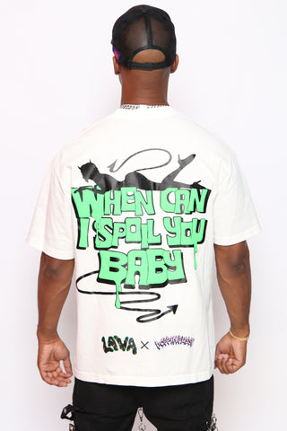 Lava Streetwear x Popping P - "When can i spoil you " T-shirt