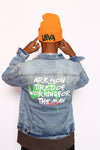 LAVA UP jacket blue Jean