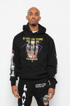 LAVA NATION  Black Scottie Skulcano  Hoodie