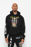 LAVA NATION  Black Scottie Skulcano  Hoodie