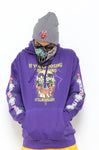 Lava Nation Purple  Skulcano Hoodie