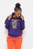 Lava Nation Purple  Skulcano Hoodie
