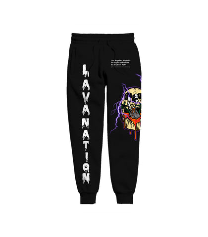 Lava Nation Black  Sweat pants