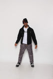 Larry The Lava Man Black  Denim Jacket