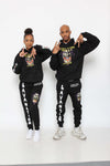 Lava Nation Black  Sweat pants
