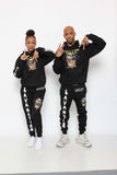 Lava Nation Black  Sweat pants
