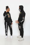 Lava Nation Black  Sweat pants