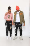 Lava Nation Black  Sweat pants