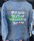 LAVA UP jacket blue Jean