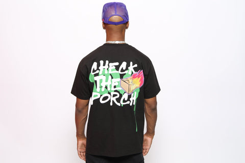 Check the porch t shirt